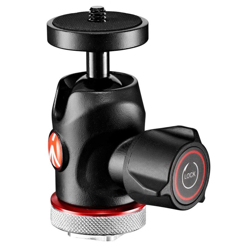 Manfrotto 492 LCD Micro Ball Head with Shoe Mount - Image 3
